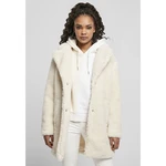 Dámský oversized Sherpa Coat whitesand