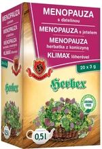 HERBEX Menopauza s jetelem 20 x 3 g