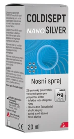 COLDISEPT Nanosilver Nosovy sprej 20 ml