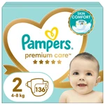 PAMPERS Pleny jednorázové Premium Care vel. 2 (136 ks) 4-8 kg