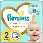 Pampers Premium Care Size 2 jednorazové plienky 4-8 kg 68 ks