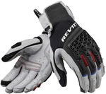 Rev'it! Gloves Sand 4 Light Grey/Black 2XL Gants de moto
