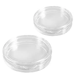 20 Pcs Small Round Transparent Plastic Coin Capsules Box 35Mm & 40Mm