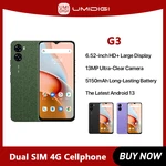 UMIDIGI G3 Smartphone Android 13 Helio A22 4GB 64GB 13MP Camera 120Hz 5150mAh Battery Dual SIM 4G Cellphone