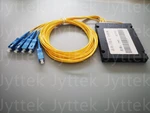 GPON EPON ABS 1x4 Fiber Optical PLC Splitter SC /UPC Singlemode Coupler