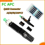 New FTTH Embedded FC/APC Optical Fiber Quick Connector Telecom Quick Connector Cold Assembly