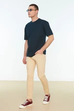 Trendyol Beige Men's Skinny Fit Trousers