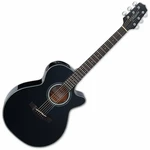 Takamine GF30CE-BLK Black Chitarra Semiacustica Jumbo