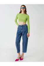 Koton Comfortable Cut, Skinny Leg Trousers - Slouchy Jeans