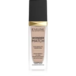 Eveline Cosmetics Wonder Match dlouhotrvající tekutý make-up s kyselinou hyaluronovou odstín 35 Sunny Beige 30 ml