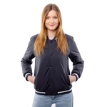 Women's Quilted Bomber Jacket GLANO - dark gray