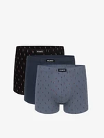 Boxer shorts Atlantic 3MH-025 A'3 S-3XL gray-graphite-black 04