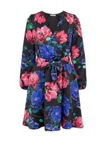 Orsay Black Women Floral Dress - Women