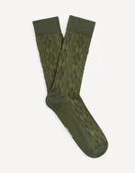 Tmavozelené pánske ponožky Celio Fitorsad