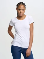 T-shirt_ss tričko Big Star Woman 152055 Cream-101