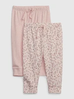 GAP Baby Sweatpants from organic cotton, 2 pcs - Girls