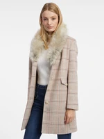 Orsay Women's beige coat with wool - Women