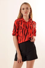 Bigdart 3721 Graphic Pattern Shirt - A.red