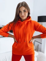 POLINA women's orange sweatshirt Dstreet