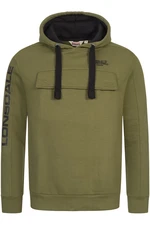 Felpa con cappuccio da uomo  Lonsdale Khaki