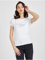 T-shirt classica da donna  Guess Glitzy