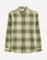 Celio Plaid Cotton Shirt - Men