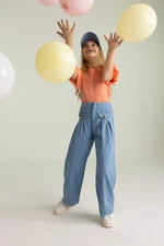 DEFACTO Girl Wide Leg Jean Trousers