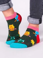 Yoclub Unisex's Ankle Funny Cotton Socks Patterns Colours SKS-0086U-A200