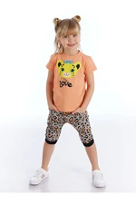 Denokids Leopard Love Girl Capri Suit