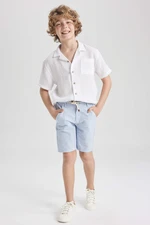 DEFACTO Boys Linen Look Shorts