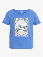 Blue Girl T-Shirt Roxy Give Me Everything - Girls