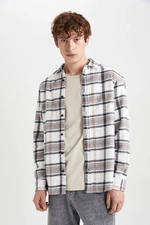 DEFACTO Regular Fit Woodcutter Plaid Long Sleeve Shirt