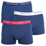 3PACK pánské boxerky Tommy Hilfiger tmavě modré