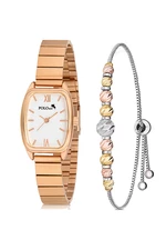 Polo Air Vintage Women's Wristwatch Dorica Bracelet Combination Copper Color