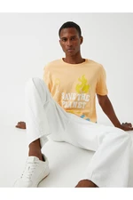 Koton Environmentalist Printed Oversized T-Shirt