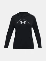 Under Armour Mikina Tech Graphic LS Hoodie-BLK - Holky