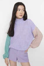 Sweter damski Trendyol Color Block