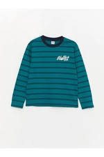 LC Waikiki Crew Neck Striped Long Sleeve Boys' T-Shirt