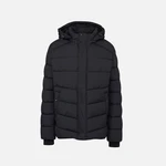 Dark blue men's down jacket Geox Leitan - Men