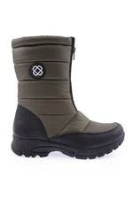 DGN 1051 Women's Shearling Boots With A Zipper In The Front.