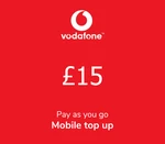 Vodafone £15 Mobile Top-up UK