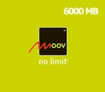 Moov 6000 MB Data Mobile Top-up BJ