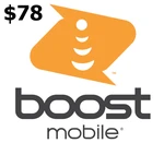 Boost Mobile $78 Mobile Top-up US