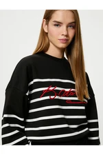 Koton Atatürk Printed Sweatshirt Cotton Long Sleeve Crew Neck 100th Anniversary Special