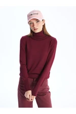 LC Waikiki Turtleneck Plain Long Sleeve Women's Knitwear Sweater