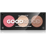 Inglot Face Palette rozjasňovač, bronzer a lícenka odtieň Good Mood 7 g