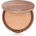 Nude by Nature Flawless Pressed Powder Foundation kompaktný púdrový make-up odtieň W4 Soft Sand 10 g