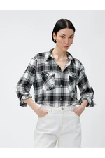 Koton Lumberjack Shirt with Pockets and Snaps