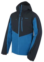 Men's ski jacket HUSKY Mistral M black blue/blue