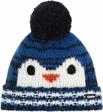 Eisbär Rico Pompon Kids Beanie Blue/White/Red/Grey UNI Téli sapka